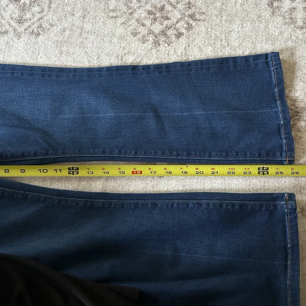 Ann Taylor The Boot Crop‎ Jean Size 4 Dark Blue Jeans Bootcut Classic Denim EUC